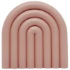 Gifi Dessous de plat forme arc-en-ciel uni 15x15cm| Vaisselle Et Accessoires De Table