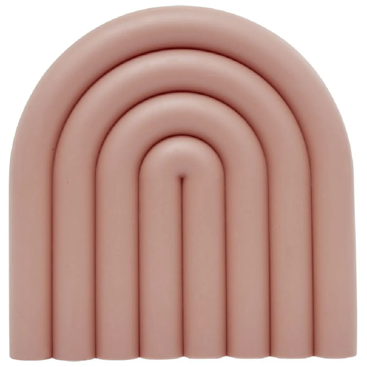 Gifi Dessous de plat forme arc-en-ciel uni 15x15cm| Vaisselle Et Accessoires De Table