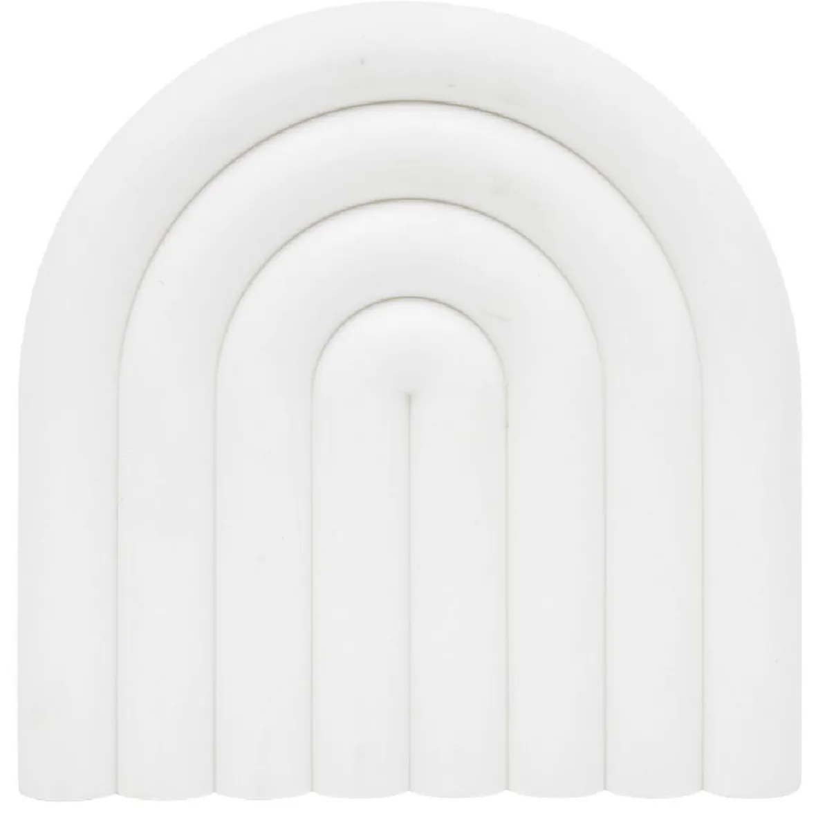 Gifi Dessous de plat forme arc-en-ciel uni 15x15cm| Vaisselle Et Accessoires De Table