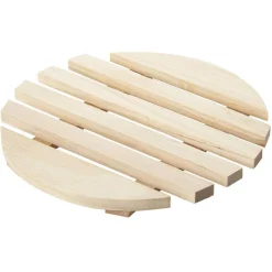 Gifi Dessous de plat rond en bois| Vaisselle Et Accessoires De Table