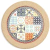 Vaisselle Et Accessoires De Table<Gifi Dessous de plat rond en céramique design carreau de ciment Ø20cm