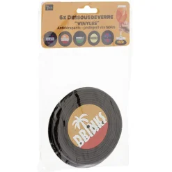 Gifi Dessous de verre Ø8cm x6| Vaisselle Et Accessoires De Table