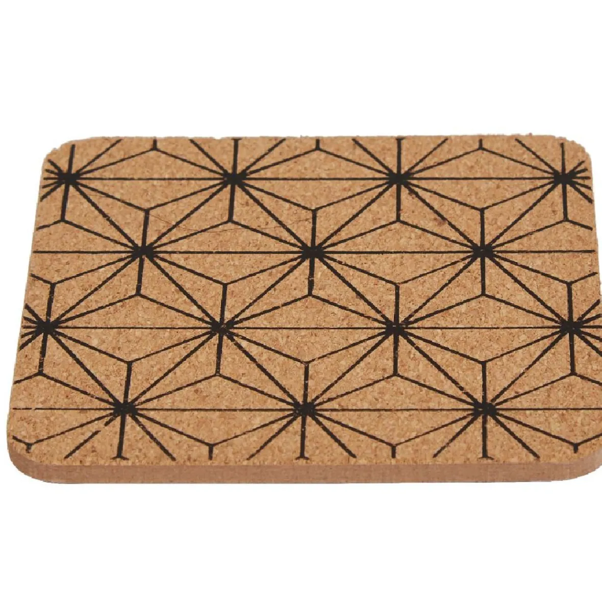 Gifi Dessous de verre en liège x4| Vaisselle Et Accessoires De Table