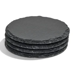 Vaisselle Et Accessoires De Table<Gifi Dessous de verre rond en ardoise Ø10cm