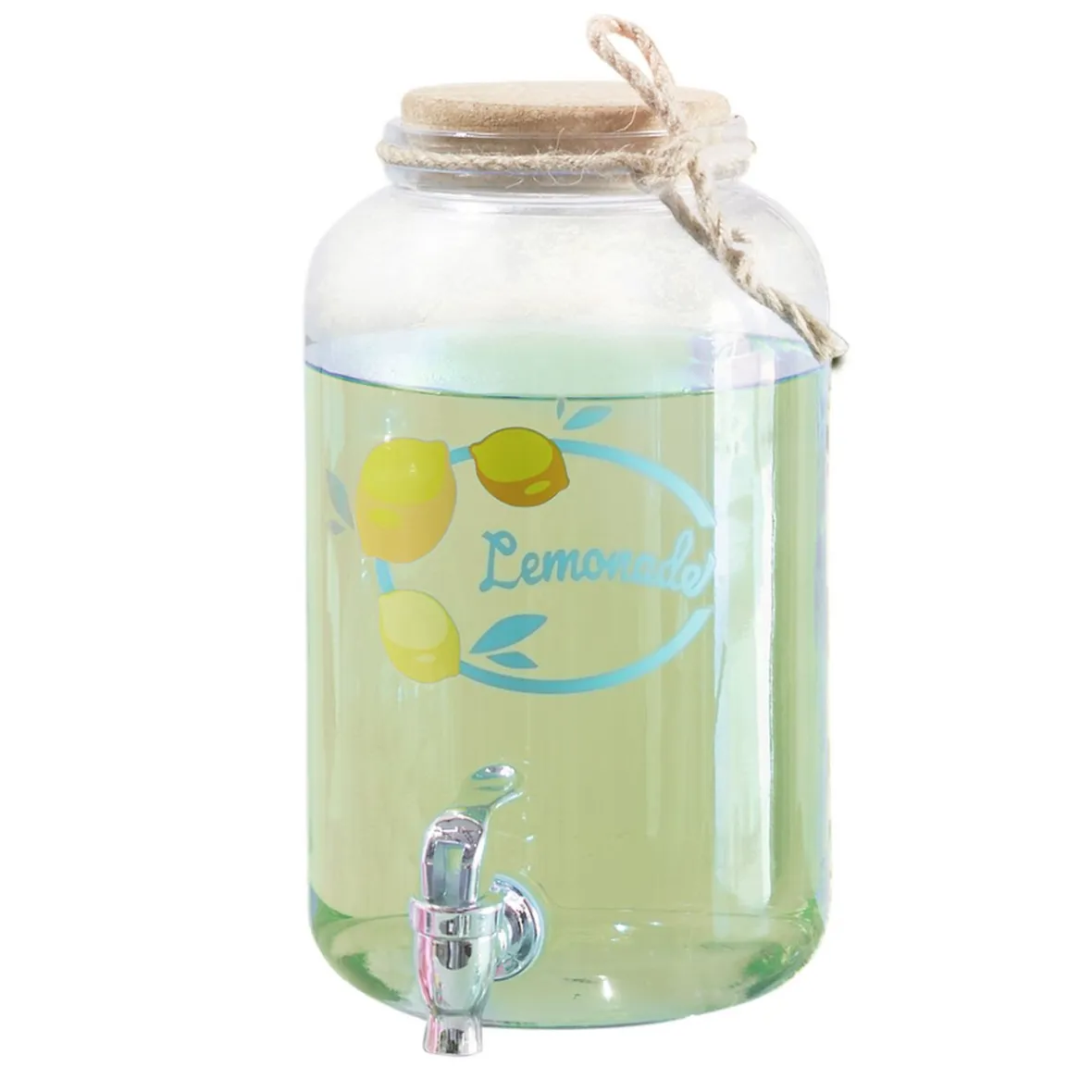 Vaisselle Et Accessoires De Table<Gifi Distributeur à boisson verre avec couvercle liège 3,8 L
