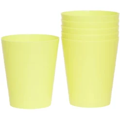 Gifi Distributeur de boisson en plastique avec robinet et 4 gobelets| Vaisselle Et Accessoires De Table