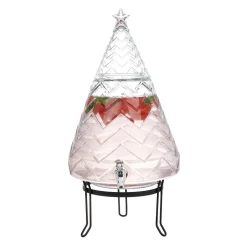 Gifi Distributeur de boisson sapin de Noël 8 L| Vaisselle Et Accessoires De Table