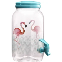 Vaisselle Et Accessoires De Table<Gifi Distributeur de boisson transparent motif flamant rose 3,5 L