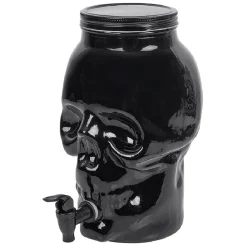 Gifi Distributeur de boisson tête de mort en verre| Vaisselle Et Accessoires De Table