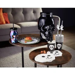 Gifi Distributeur de boisson tête de mort en verre| Vaisselle Et Accessoires De Table
