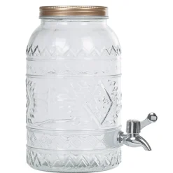 Vaisselle Et Accessoires De Table<Gifi Distributeur de boissons fontaine transparent doré