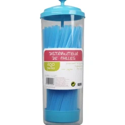 Préparation Culinaire<Gifi Distributeur de pailles bleues