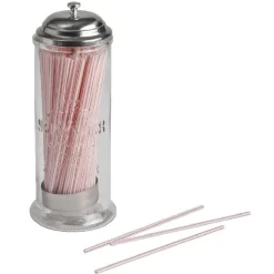 Préparation Culinaire<Gifi Distributeur de pailles transparent gris