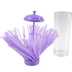 Préparation Culinaire<Gifi Distributeur de pailles violettes