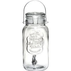 Vaisselle Et Accessoires De Table<Gifi Distributeur forme bocal en verre transparent cont. 3,8 L
