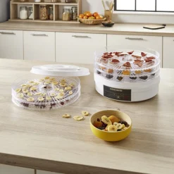 Petit Électroménager<Gifi Déshydrateur alimentaire Homday 350W ABS blanc Ø30cm