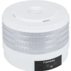 Petit Électroménager<Gifi Déshydrateur alimentaire Homday 350W ABS blanc Ø30cm