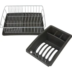 Rangement De Cuisine<Gifi Egouttoir à vaisselle gris Aquanet plus