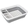 Rangement De Cuisine<Gifi Egouttoir à vaisselle rétractable blanc gris