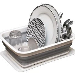 Rangement De Cuisine<Gifi Egouttoir à vaisselle rétractable avec plateau