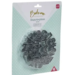 Cuisson<Gifi Emporte pièce forme lettre argenté x35
