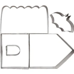 Préparation Culinaire<Gifi Emporte pièces maison hantée Halloween chauve souris x4