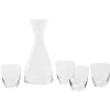 Gifi Ensemble carafe 1200 ml et 4 gobelets 300 ml| Vaisselle Et Accessoires De Table