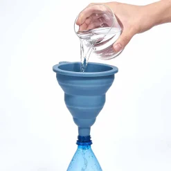 Préparation Culinaire<Gifi Entonnoir pliable rétractable en silicone bleu