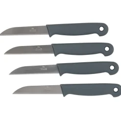 Préparation Culinaire<Gifi Eplucheur 4pcs en acier + plastique noir/blanc/gris/rouge
