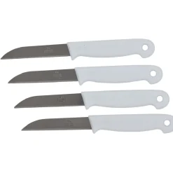 Préparation Culinaire<Gifi Eplucheur 4pcs en acier + plastique noir/blanc/gris/rouge