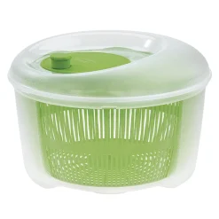 Préparation Culinaire<Gifi Essoreuse à salade plastique transparent et vert Ø24xH16cm