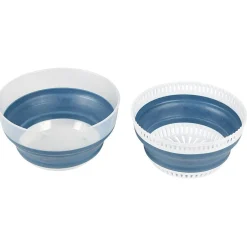 Préparation Culinaire<Gifi Essoreuse à salade rétractable 3,5 L bleu et blanc