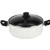 Cuisson<Gifi Faitout acier émaillé beige Ø 26 cm