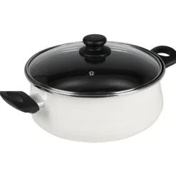 Cuisson<Gifi Faitout acier émaillé beige Ø 26 cm