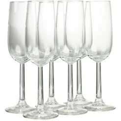 Gifi Flûte à champagne 17 cl x6| Vaisselle Et Accessoires De Table