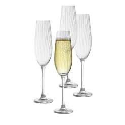 Gifi Flûte à champagne 26cl x4| Vaisselle Et Accessoires De Table