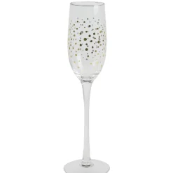 Vaisselle Et Accessoires De Table<Gifi Flûte à champagne pois doré x4