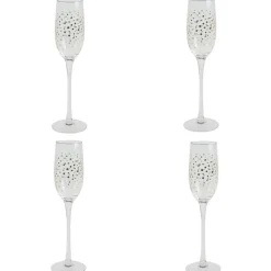 Vaisselle Et Accessoires De Table<Gifi Flûte à champagne pois doré x4