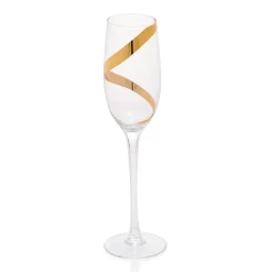 Vaisselle Et Accessoires De Table<Gifi Flûte à champagne transparent motif ruban doré x3