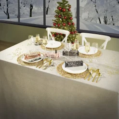Gifi Flûte en verre avec liseré doré 23 cl x4| Vaisselle Et Accessoires De Table
