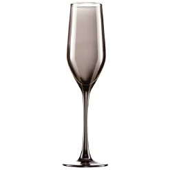 Gifi Flûte en verre Kira Smoked 17cL x4| Vaisselle Et Accessoires De Table