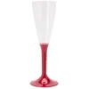 Gifi Flûte réutilisable rouge x6| Vaisselle Et Accessoires De Table