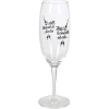 Gifi Flûte XL inscription Flûte ! La bouteille est vide... 62 cl| Vaisselle Et Accessoires De Table