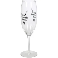 Gifi Flûte XL inscription Flûte ! La bouteille est vide... 62 cl| Vaisselle Et Accessoires De Table