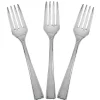 Gifi Fourchette à cocktail gris acier x12| Vaisselle Et Accessoires De Table