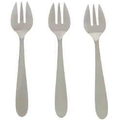 Gifi Fourchette à huître en inox x3| Vaisselle Et Accessoires De Table