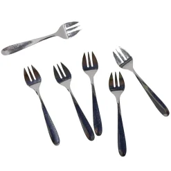 Gifi Fourchette à huître en inox x6| Vaisselle Et Accessoires De Table