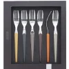 Gifi Fourchette multicolore x6 laguiole| Vaisselle Et Accessoires De Table