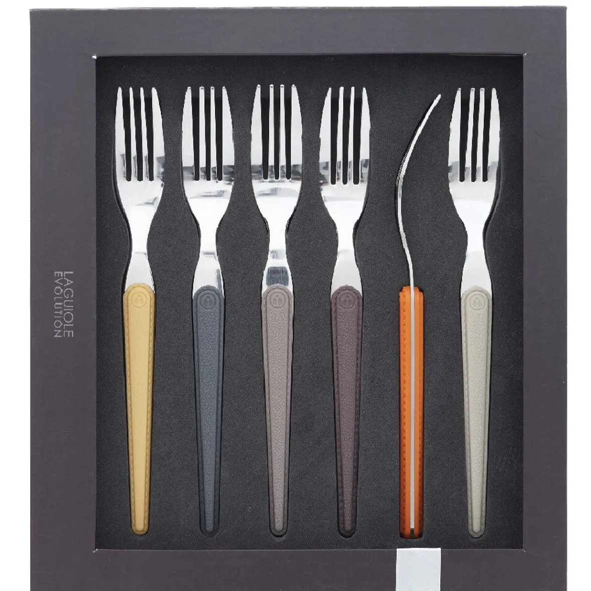 Gifi Fourchette multicolore x6 laguiole| Vaisselle Et Accessoires De Table