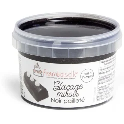 Préparation Culinaire<Gifi Glaçage miroir noir pailleté 300g
